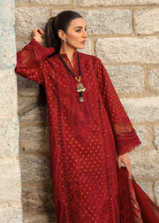 Crimson - Dancing Paisleys - Ruby.