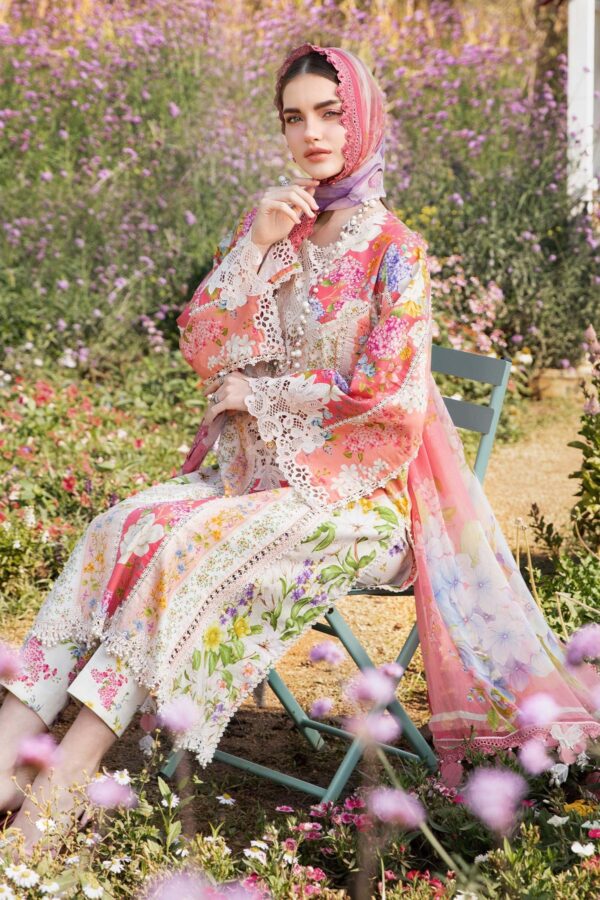 MARIA B Mprints Unstitched Lawn Collection 2025 | Spring Summer | 9B