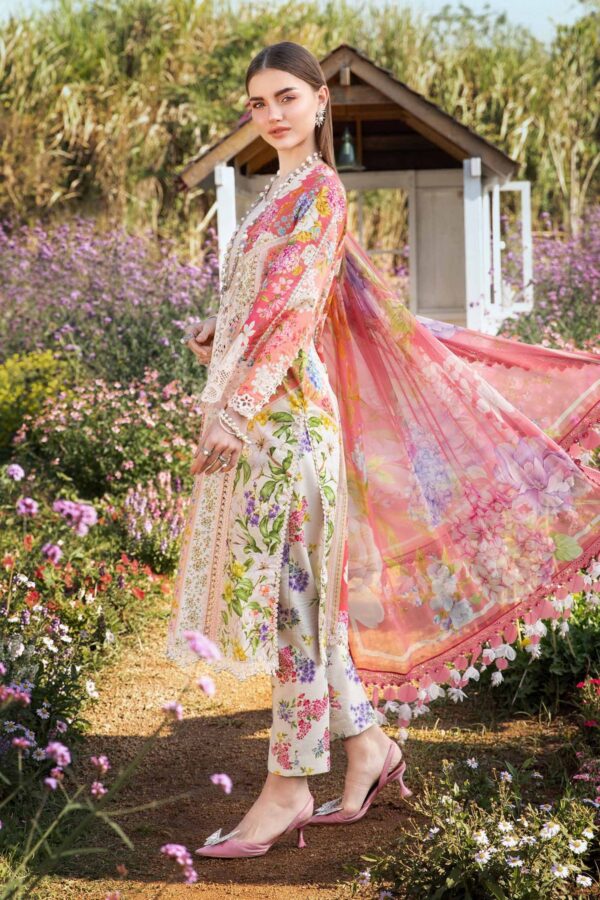MARIA B Mprints Unstitched Lawn Collection 2025 | Spring Summer | 9B