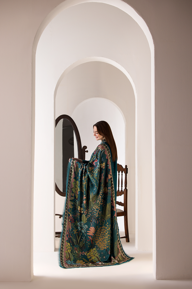 Sobia Nazir Design 5A Winter Shawl 2024 Unstitched