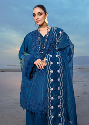 Crimson Unstitched Saira Shakira Pret Ulysses - Midnight