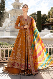 Maria B Unstitched Embroidered Cotton Satin Suit | CST-812