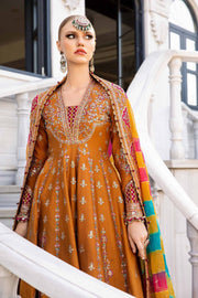 Maria B Unstitched Embroidered Cotton Satin Suit | CST-812
