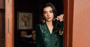 Maria B 3 Piece Unstitched Embroidered Velvet Suit | DL-1212
