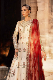 Maria B .Unstitched Embroidered Cotton Satin Suit | CST-801