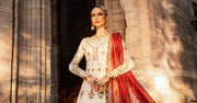Maria B .Unstitched Embroidered Cotton Satin Suit | CST-801