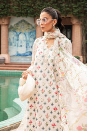 Maria B 3 Piece Unstitched Printed Suit | MPT-2203-A