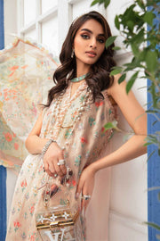 Maria B 3 Piece Unstitched Printed Suit | MPT-2203-B