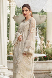 Maria B Unstitched Embroidered Chiffon Suit | MPC-24-104
