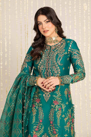 Maria B . Unstitched Embroidered Cotton Satin Suit | CST-805