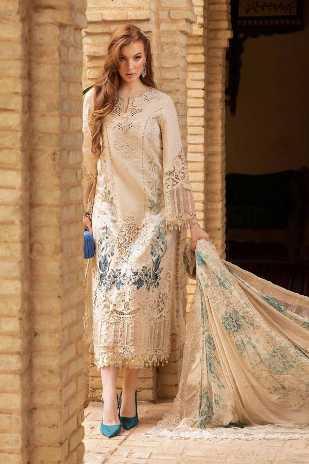 Maria B Unstitched Lawn | D-2414-B