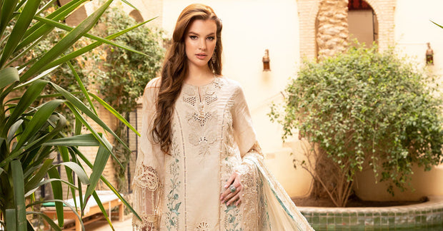 Maria B Unstitched Lawn | D-2414-B