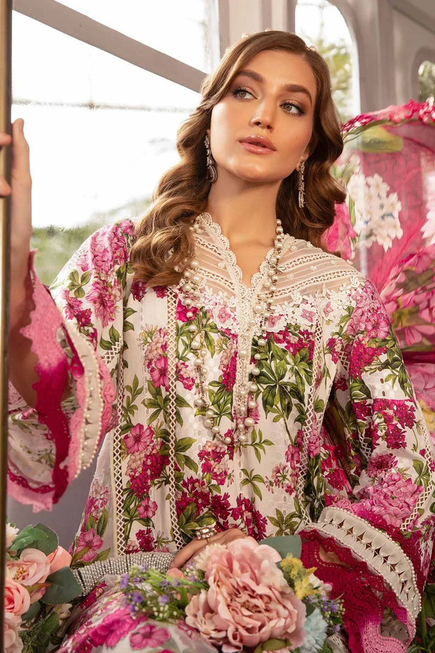 Maria B. Unstitched M.Prints | MPT-2102-A