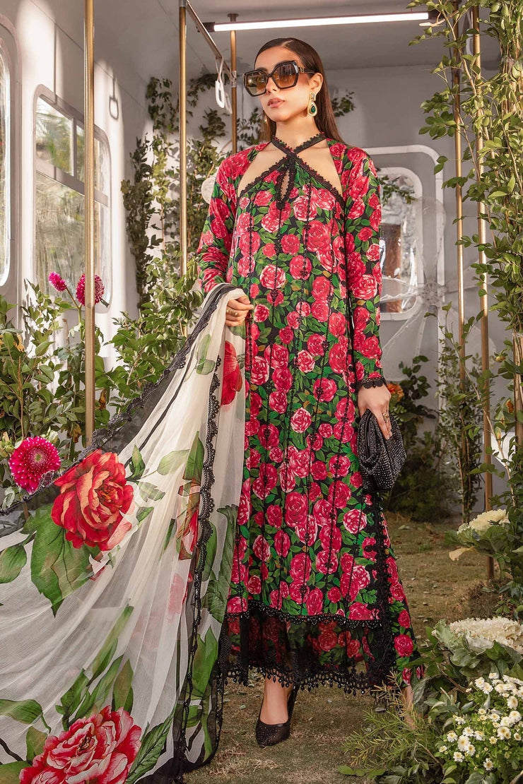 Maria B Unstitched M.Prints | MPT-2106-B