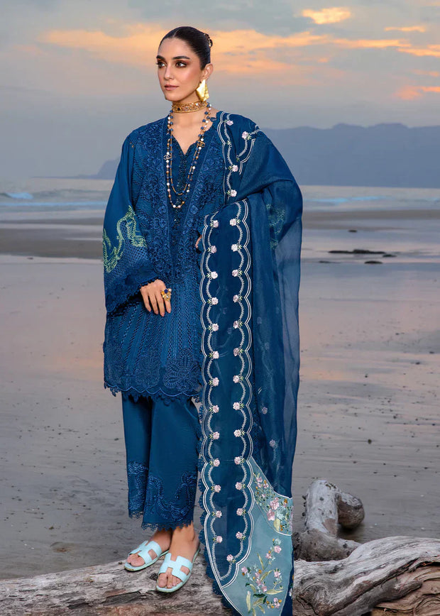 Crimson Unstitched Saira Shakira Pret Ulysses - Midnight